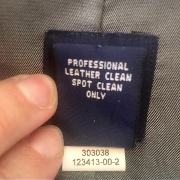 {GAP} 90s Vintage Black Leather Blazer - Picture 7 of 7